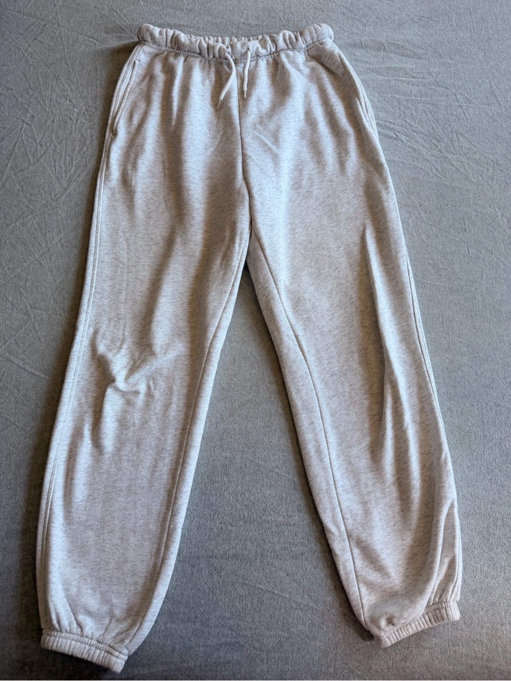 Old Navy Light Gray Elastic Waist Jogger Sweatpants